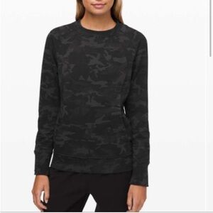 Lululemon Scuba Crew Grey Camo Size 10